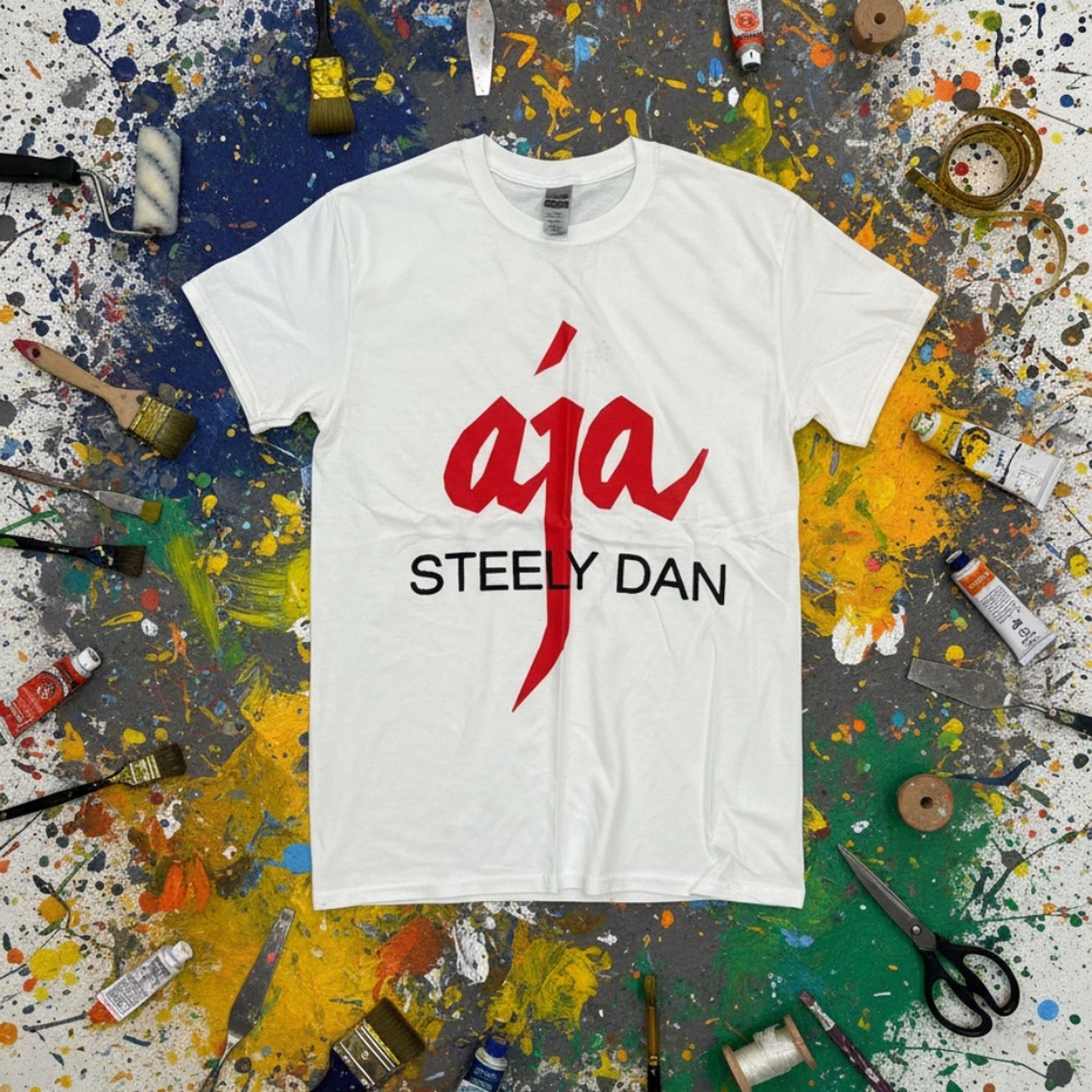 Gildan Steely Dan Aja Graphic Tee White Regular